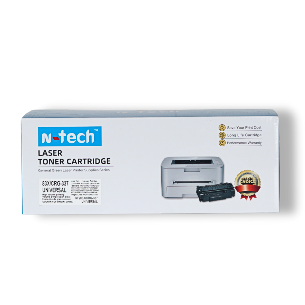 79 N-Tech 83X (CF283X) Black Laser Toner Cartridge - Image 1