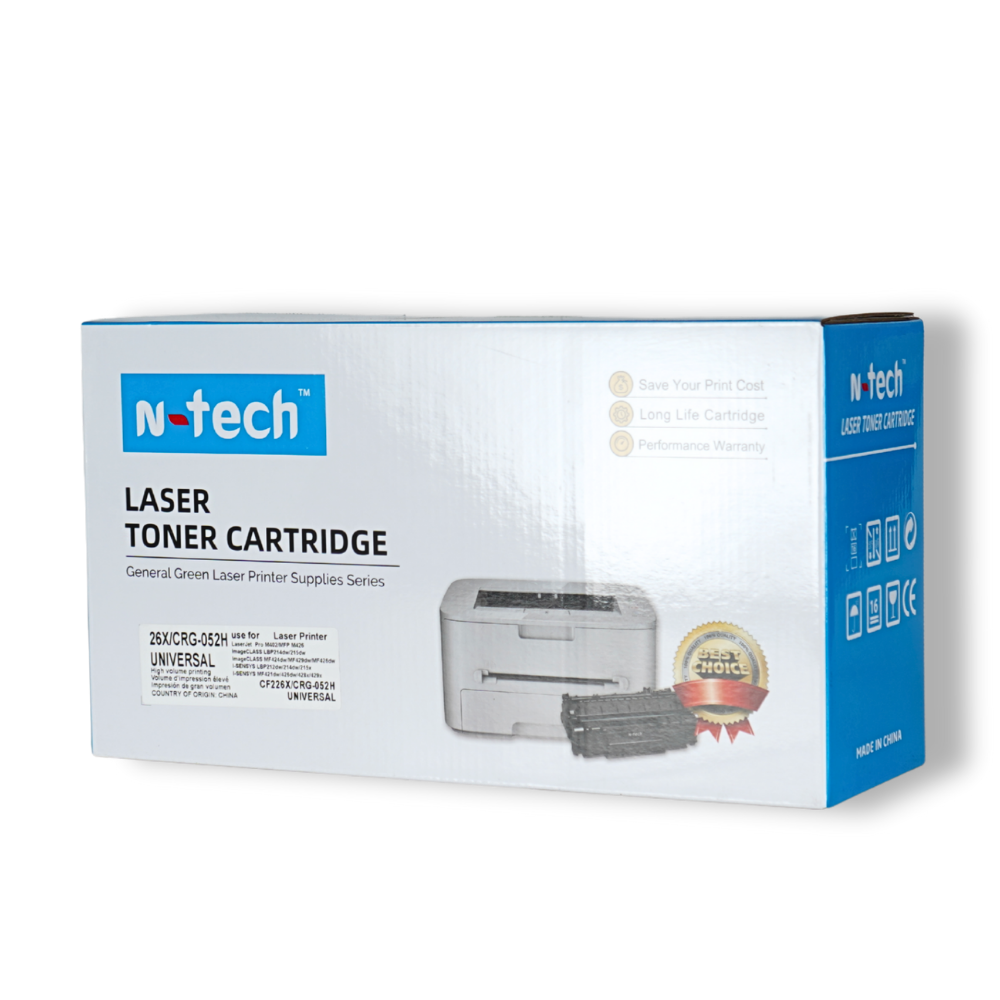 107 N-Tech 26X (CF226X) Black Laser Toner Cartridge - Image 1