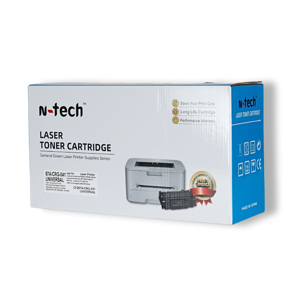 109 N-Tech 87A (CF287A) Black Laser Toner Cartridge - Image 1
