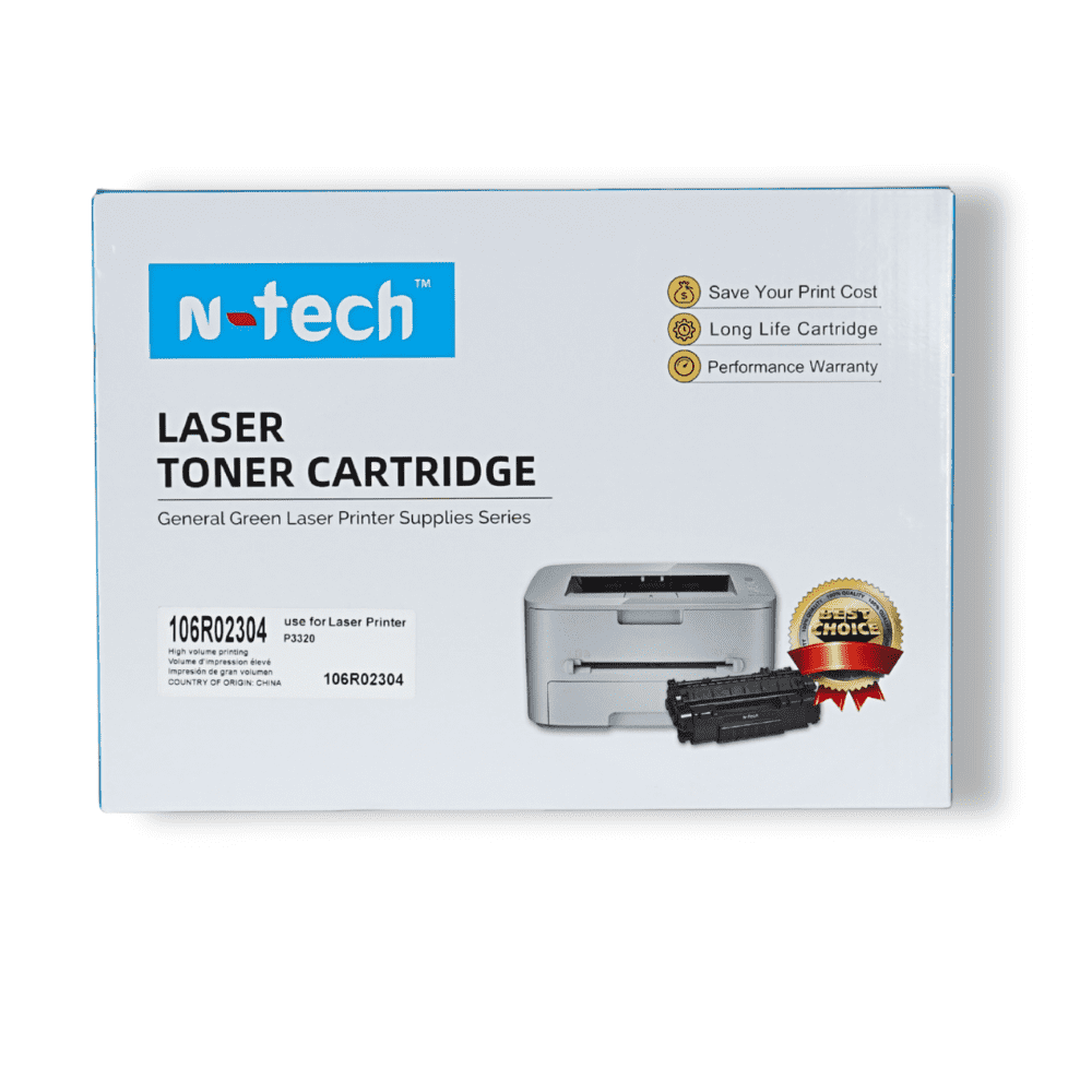 N-Tech 106R02304 Black Toner Cartridge for Xerox Phaser 3320 / WorkCentre 3315 / 3325 - Image 1
