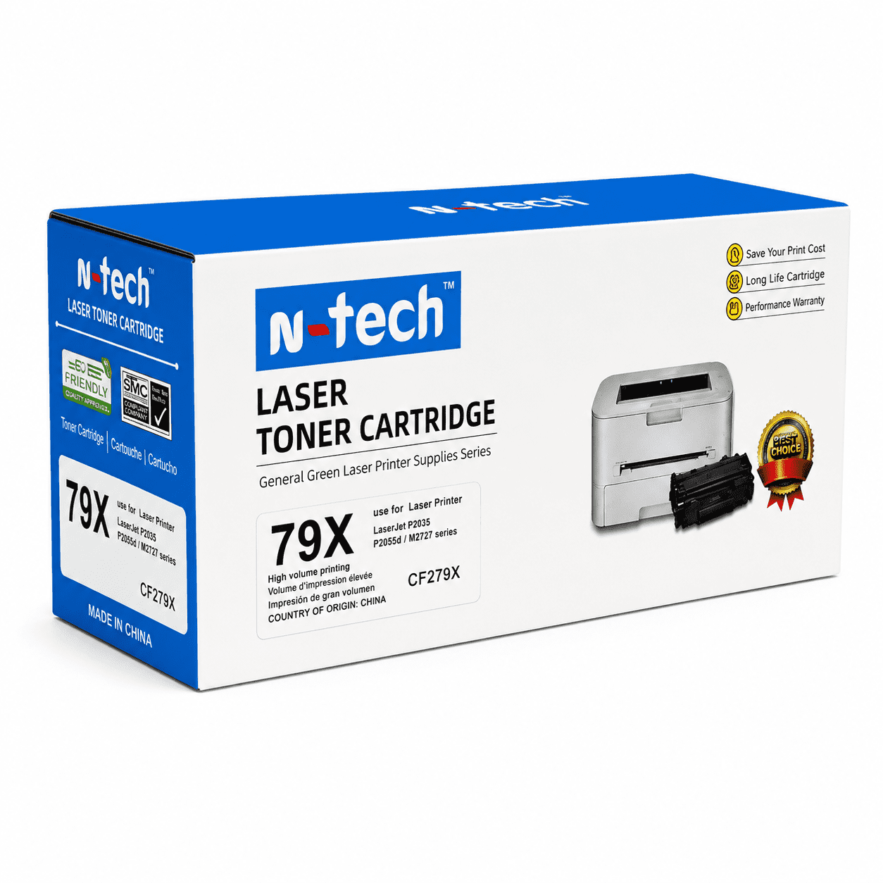 79X (CF279X) N-Tech 79X (CF279X) Black Laser Toner Cartridge - Image 1