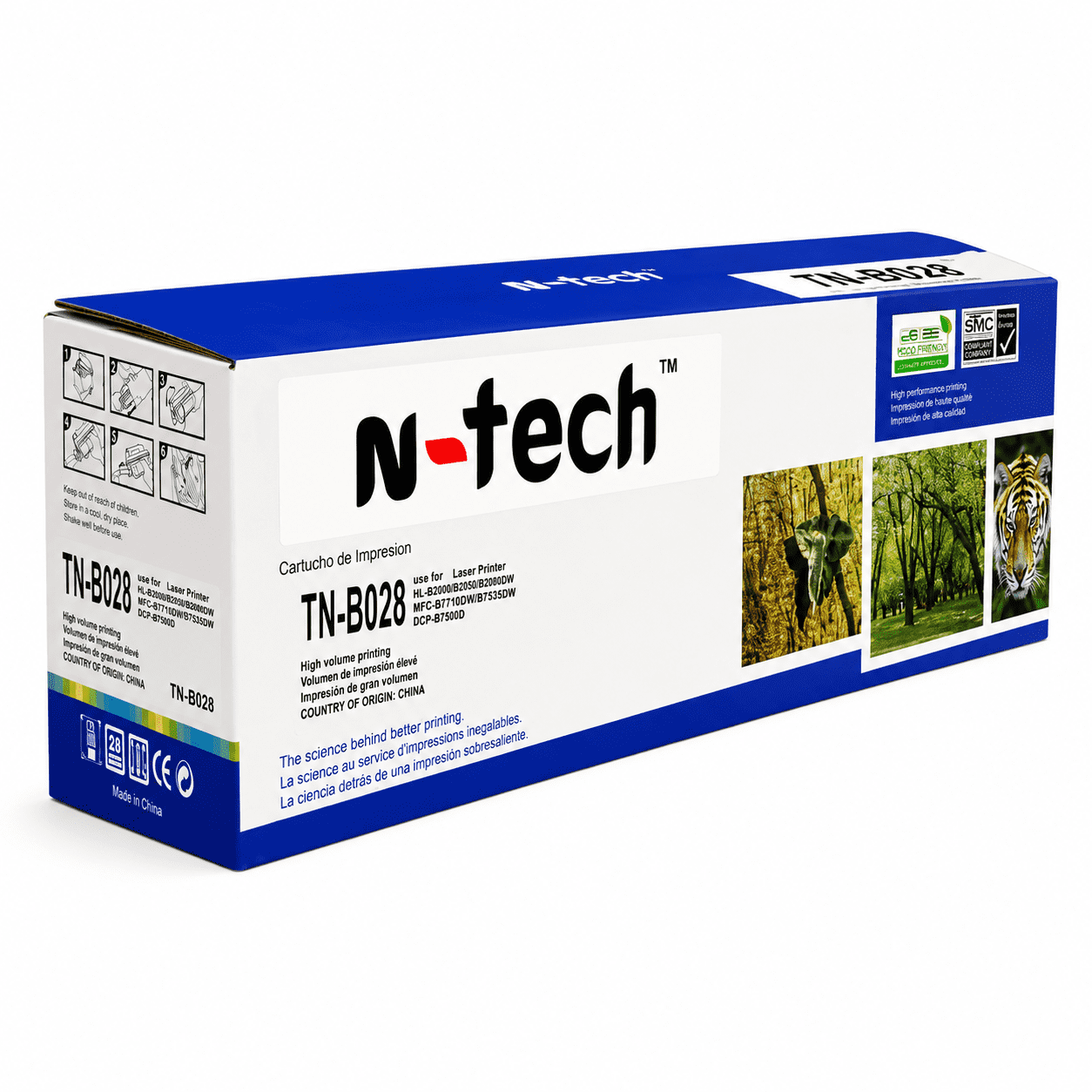 TN-B028 N-Tech TN-B028 Black Laser Toner Cartridge - Image 1