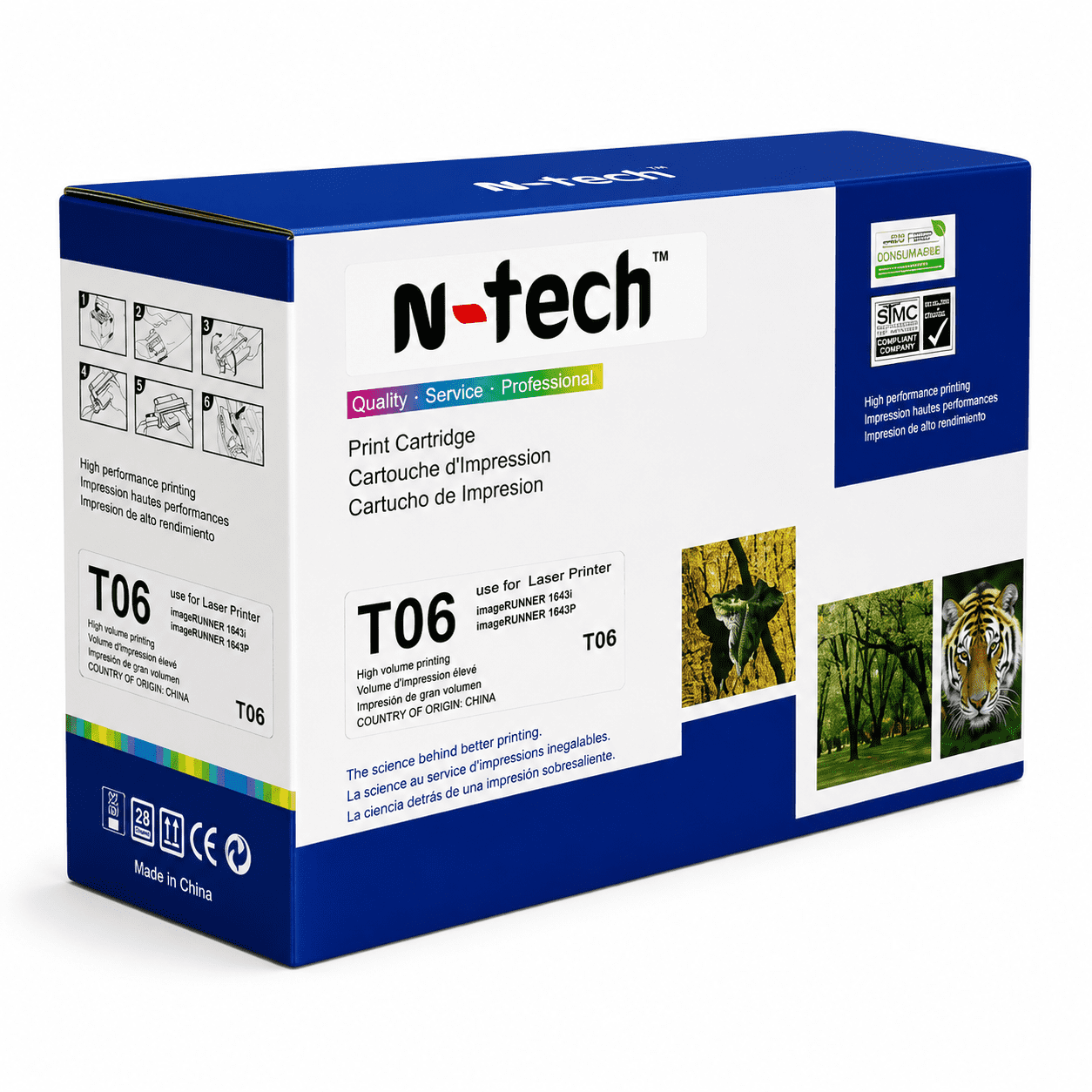 N-Tech T06 Black Laser Toner Cartridge N-Tech T06 Black Laser Toner Cartridge - Image 1